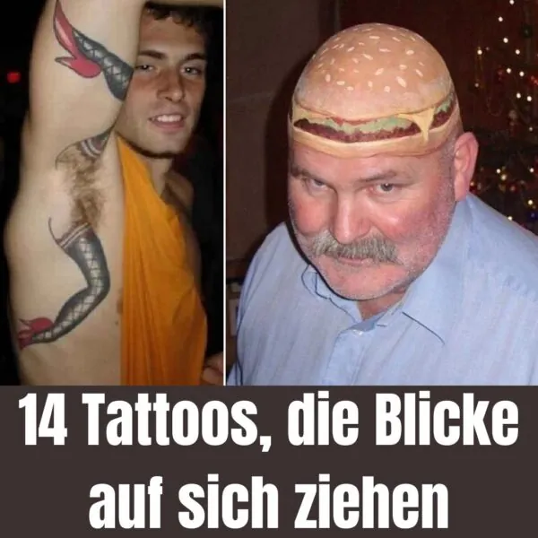 14 Tattoos, die alle Blicke auf sich ziehen