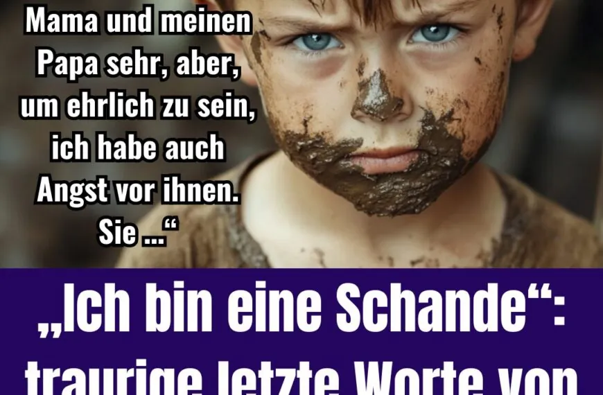 Schockierende Enth&uuml;llung: 7-j&auml;hriger Junge hinterl&auml;sst herzzerrei&szlig;ende letzte Worte &ndash; &bdquo;Ich bin eine Schande&ldquo;