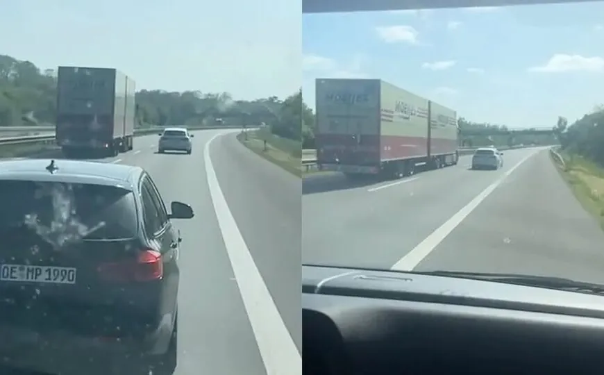 Lkw-Fahrer wird blockiert – BMW-Fahrer sorgt für Frust auf der Autobahn