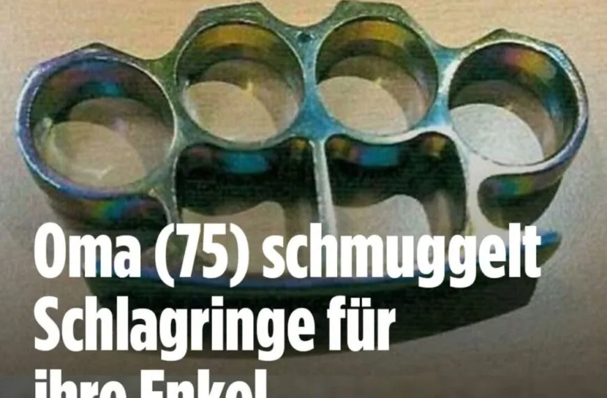 „Oma mit Waffen erwischt!“ – 75-Jährige wollte Schlagringe für ihre Enkel nach Deutschland schmuggeln
