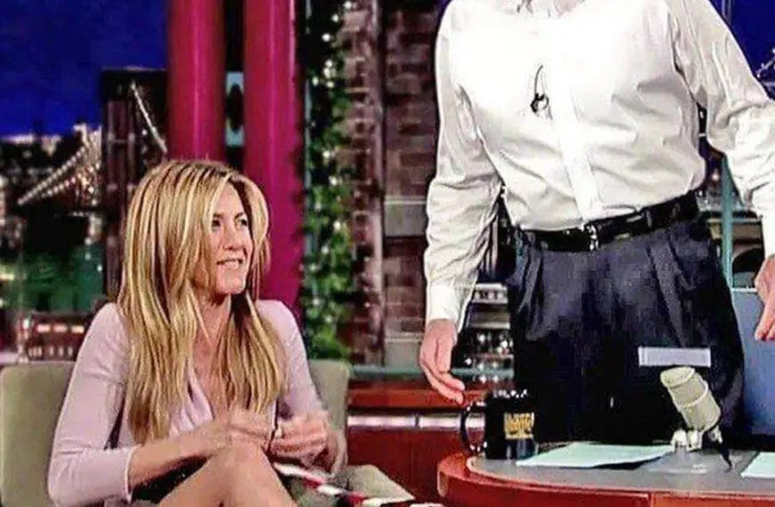 Die Frage von David Letterman, die Jennifer Aniston sichtlich unangenehm war