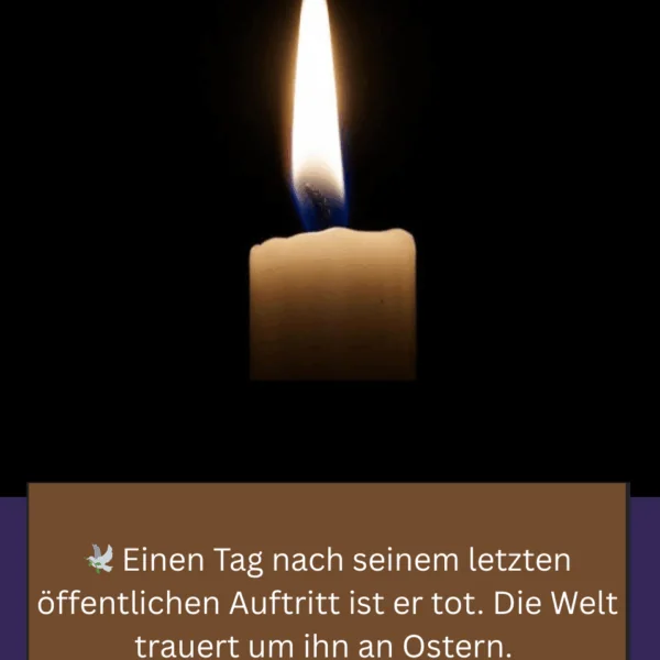 Ein Tag nach dem Ostersegen: Papst Franziskus ist tot