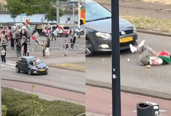 Autofahrer fährt in Demonstranten – Spannungen bei Protest in Rotterdam eskalieren