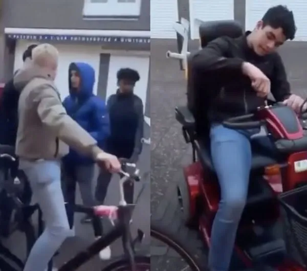 Jugendliche bedrängen Rollator-Nutzer: Video sorgt für Entsetzen im Netz