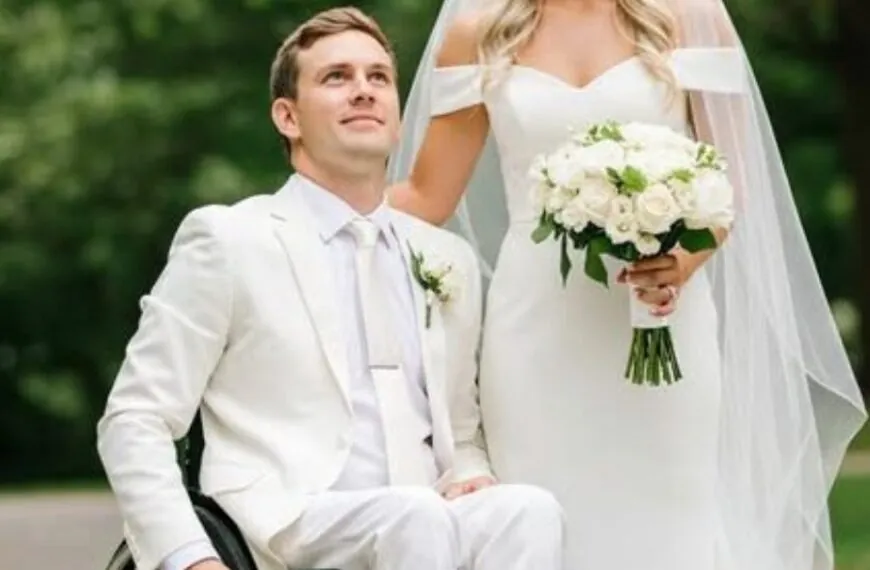 Sie heiratete einen Mann im Rollstuhl – doch was während der Hochzeit geschah, überraschte alle