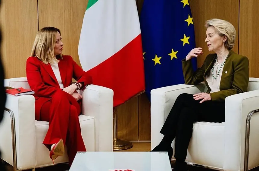 EXKLUSIV: Meloni greift von der Leyen an &ndash; Das dunkle Geheimnis hinter dem schockierenden R&uuml;cktritt