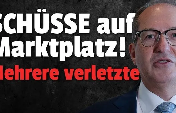 Sch&uuml;sse auf Marktplatz &ndash; Polizei best&auml;tigt Verletzte und laufenden Gro&szlig;einsatz