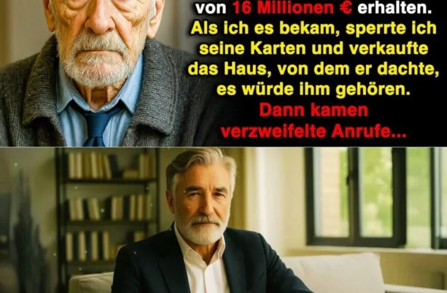 Mein Sohn brachte mich ins Altersheim- &bdquo;Verreck dort, du Schwein!&ldquo; &ndash; bis er entdeckte&hellip;