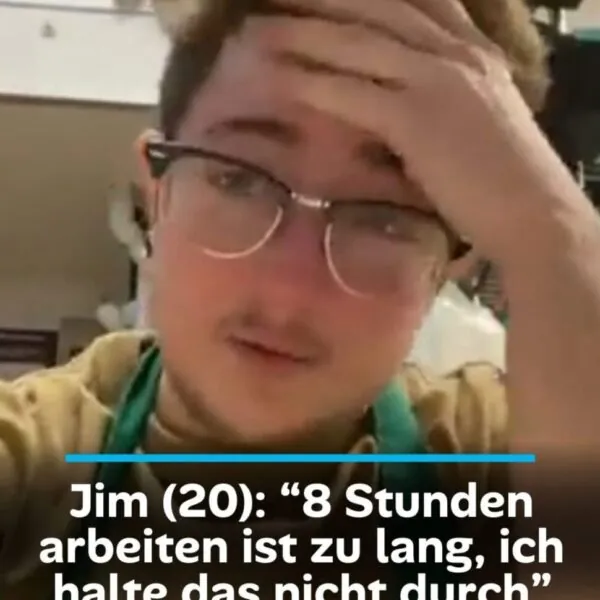 Jim (20): “8 Stunden arbeiten ist zu lang, ich halte das nicht durch”