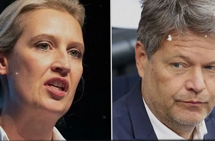 Robert Habeck versucht, Alice Weidel AUSZUTRICKSEN &ndash; doch sie DEM&Uuml;TIGT ihn komplett