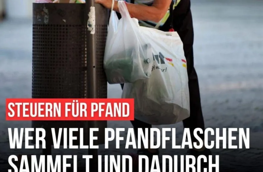 Pfandflaschen-Sammeln in Deutschland: Wann das Hobby steuerpflichtig wird – und warum viele Betroffene davon nichts wissen