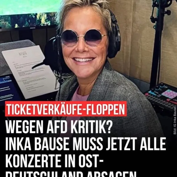 Inka Bause muss Ostdeutschland-Tour absagen – liegen die Gründe wirklich an ihrer AfD-Kritik?
