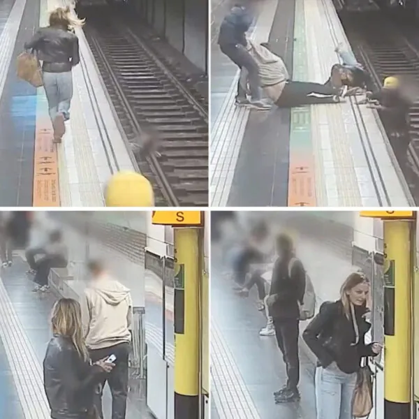 Sekunden vor der Katastrophe: Wie eine mutige Frau in letzter Minute ein Leben rettete