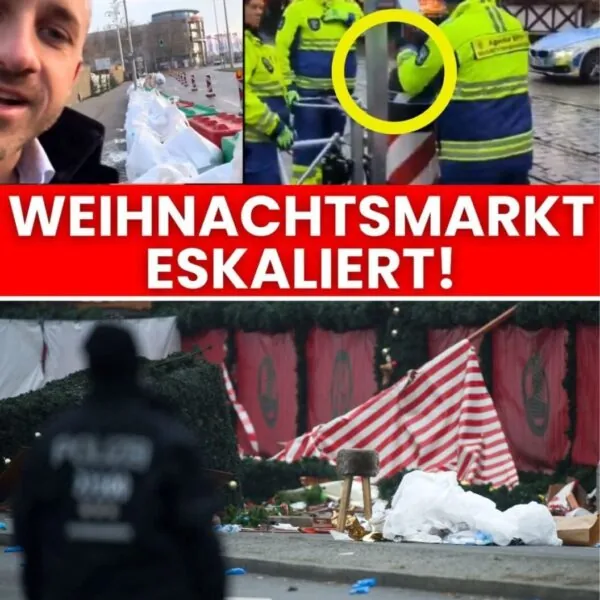 Dramatische Szenen auf dem Weihnachtsmarkt: Wie ein gemütlicher Abend im Chaos endete