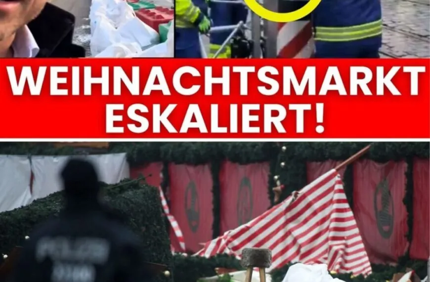 Dramatische Szenen auf dem Weihnachtsmarkt: Wie ein gemütlicher Abend im Chaos endete