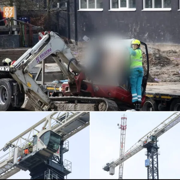 Tragischer Todesfall auf Baustelle: Kranf&uuml;hrer stirbt in gro&szlig;er H&ouml;he in der Krankabine