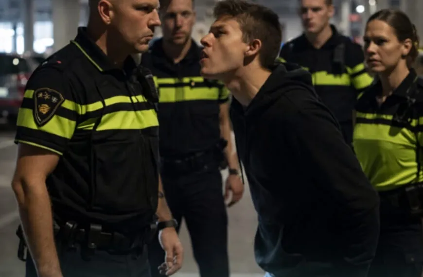 Agent schl&auml;gt nach Spuck-Attacke zur&uuml;ck &ndash; Video entfacht hitzige Debatte &uuml;ber Grenzen des Polizeieinsatzes