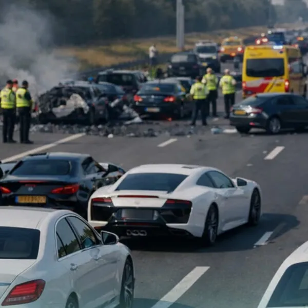 Hochzeitskorso auf der Autobahn: Wenn ein Festtag im Verkehrschaos endet