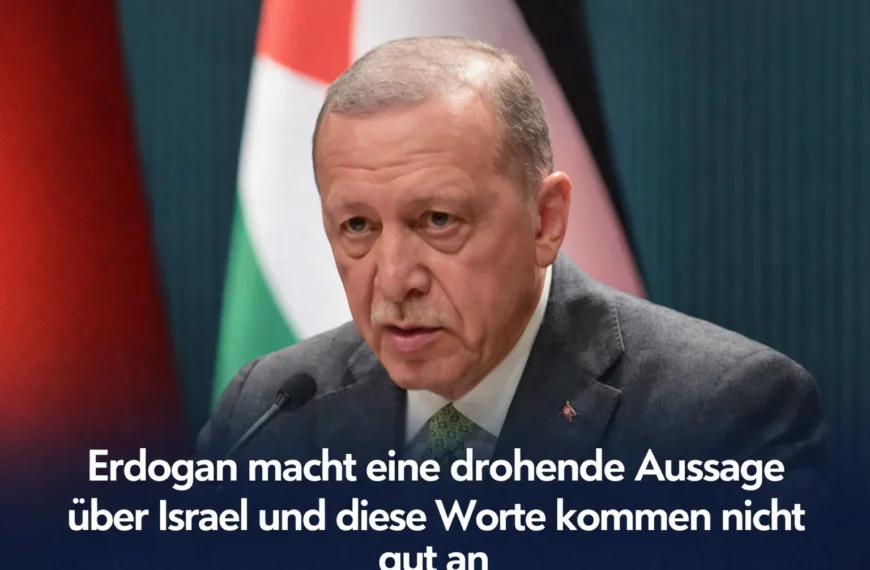 Erdoğan sorgt mit scharfen Aussagen &uuml;ber Israel f&uuml;r internationale Spannungen